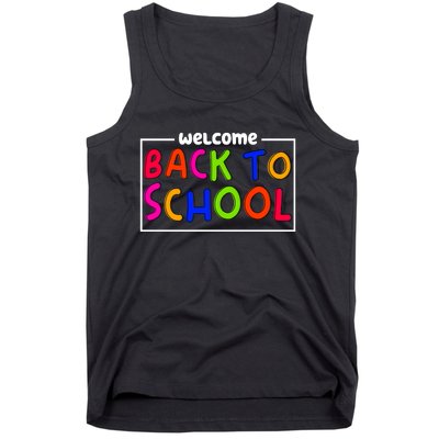 Welcome Back To School Tank Top