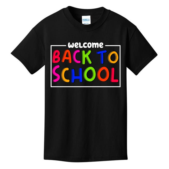 Welcome Back To School Kids T-Shirt