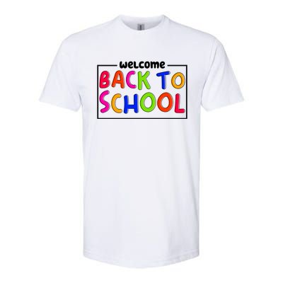 Welcome Back To School Softstyle® CVC T-Shirt