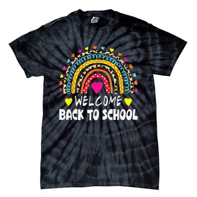 Welcome Back To School First Day of School Teachers Students Tie-Dye T-Shirt