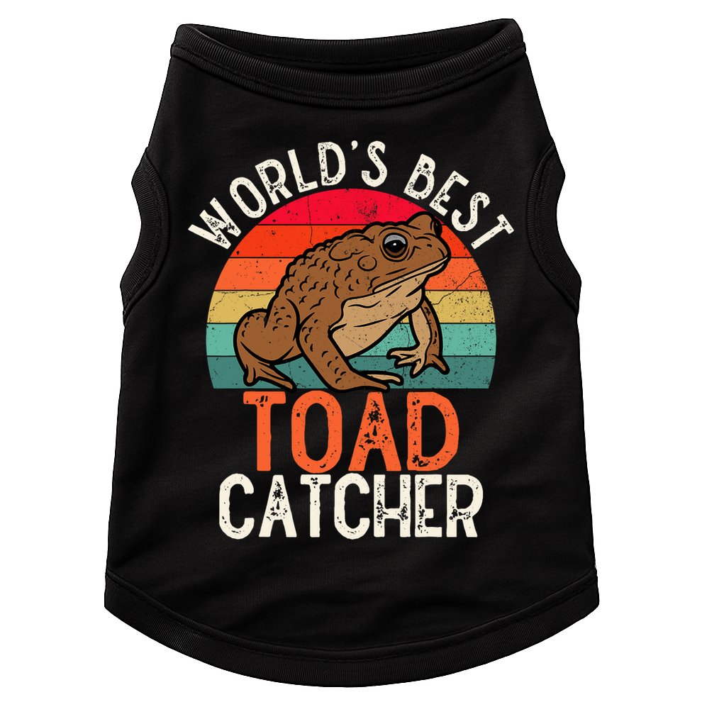 Worlds Best Toad Catcher Funny Amphibian Toad Doggie Tank