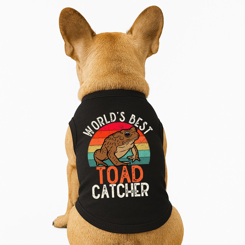 Worlds Best Toad Catcher Funny Amphibian Toad Doggie Tank