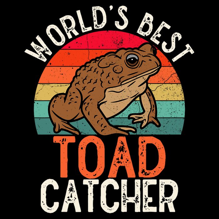 Worlds Best Toad Catcher Funny Amphibian Toad Apron