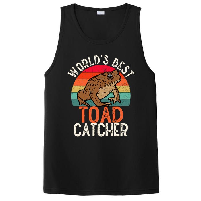 Worlds Best Toad Catcher Funny Amphibian Toad PosiCharge Competitor Tank