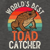 Worlds Best Toad Catcher Funny Amphibian Toad Vector Backpack