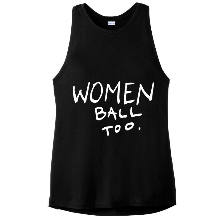 Women Ball Too Ladies PosiCharge Tri-Blend Wicking Tank