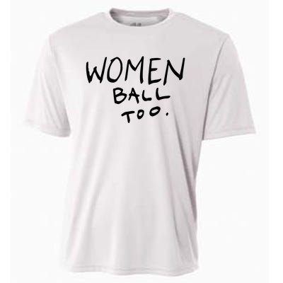 Women Ball Too Cooling Performance Crew T-Shirt