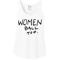 Women Ball Too Ladies Essential Tank