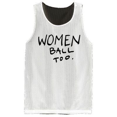 Women Ball Too Mesh Reversible Basketball Jersey Tank