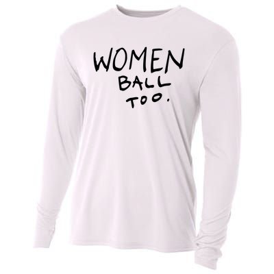 Women Ball Too Cooling Performance Long Sleeve Crew