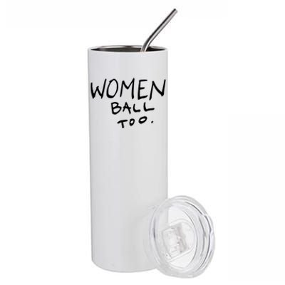 Women Ball Too Stainless Steel Tumbler