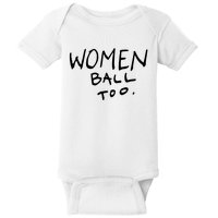 Women Ball Too Baby Bodysuit