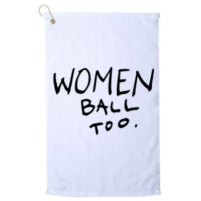 Women Ball Too Platinum Collection Golf Towel