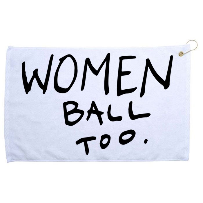 Women Ball Too Grommeted Golf Towel