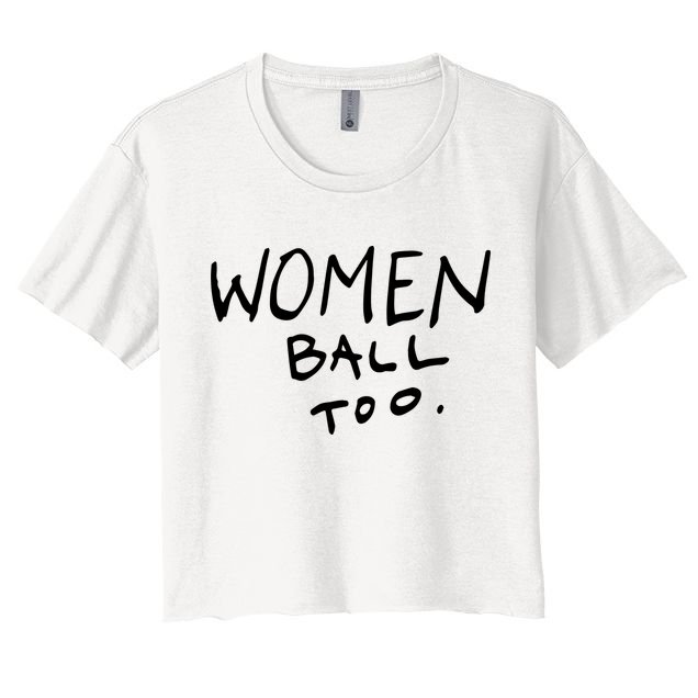 Women Ball Too Crop Top