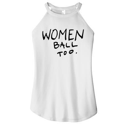 Women Ball Too Women's Perfect Tri Rocker Tank