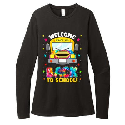 Welcome Back To School Funny Outfit School Bus Driver Womens CVC Long Sleeve Shirt