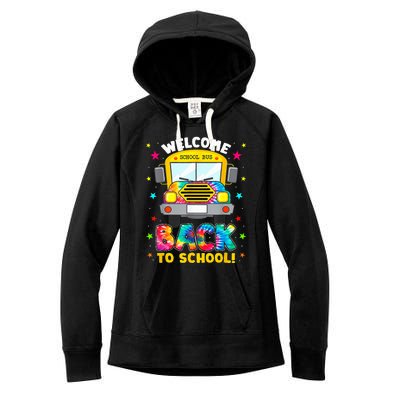 Welcome Back To School Funny Outfit School Bus Driver Women's Fleece Hoodie