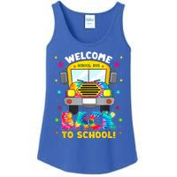 Welcome Back To School Funny Outfit School Bus Driver Ladies Essential Tank