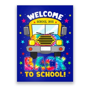 Welcome Back To School Funny Outfit School Bus Driver Poster