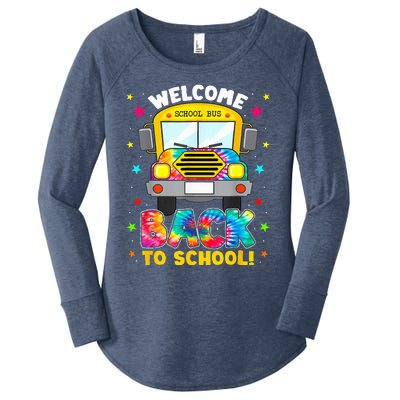 Welcome Back To School Funny Outfit School Bus Driver Women's Perfect Tri Tunic Long Sleeve Shirt