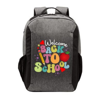 Welcome Back To School Happy First Day Of School Teachers Vector Backpack