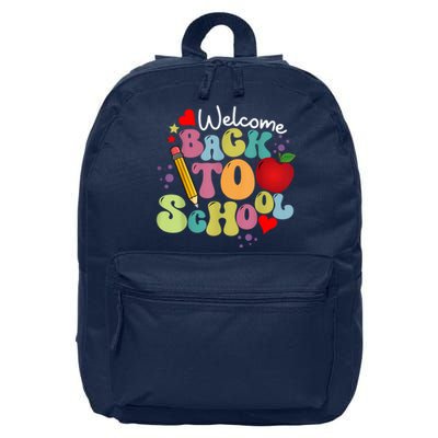 Welcome Back To School Happy First Day Of School Teachers 16 in Basic Backpack