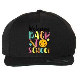 Welcome Back To School First Day Of School Teachers Wool Snapback Cap