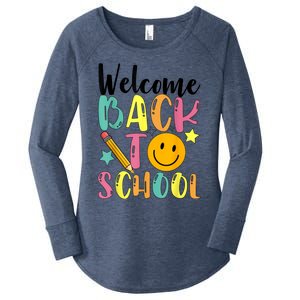 Welcome Back To School First Day Of School Teachers Women's Perfect Tri Tunic Long Sleeve Shirt