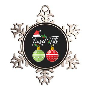 WoJingle Balls Tinsel Tits Funny Christmas Matching Couple Metallic Star Ornament