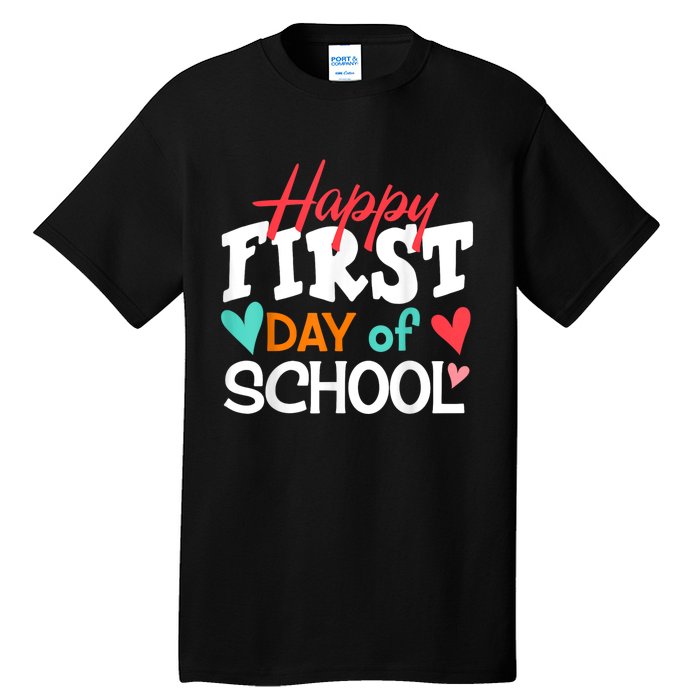 Welcome Back To School First Day Of School Teachers Kids Tall T-Shirt