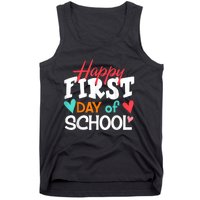 Welcome Back To School First Day Of School Teachers Kids Tank Top