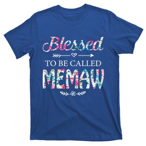 Wo Blessed To Be Called Memaw Gift For Memaw Gift T-Shirt