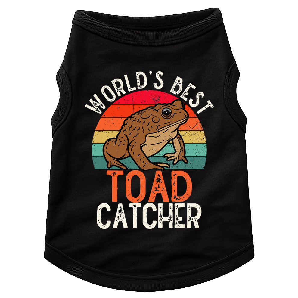 Worlds Best Toad Catcher Funny Amphibian Toad Doggie Tank