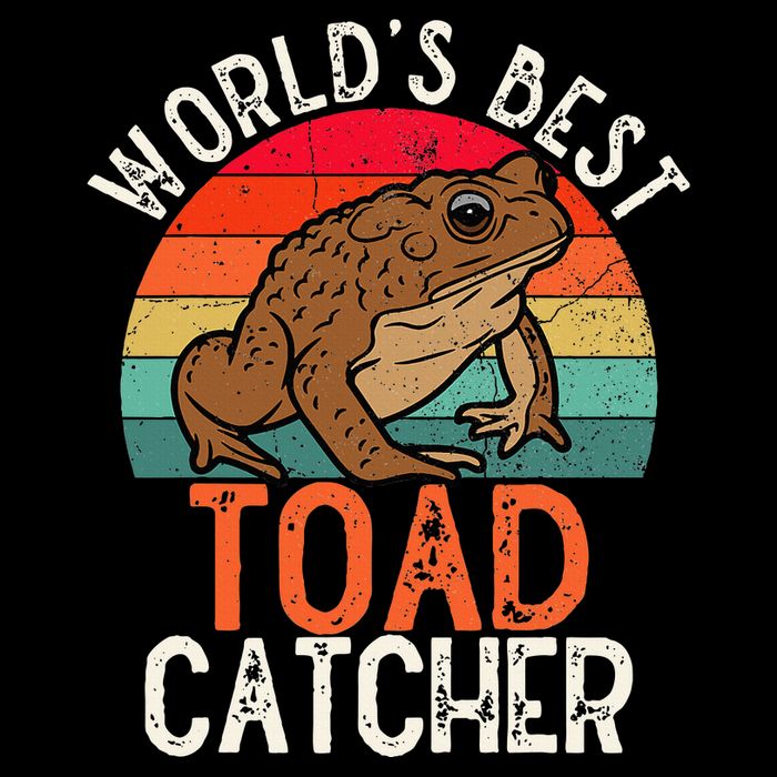 Worlds Best Toad Catcher Funny Amphibian Toad Drawstring Bag