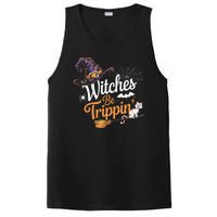 Witches Be Trippin Funny Halloween Costume Funny Salem Witch Costume PosiCharge Competitor Tank