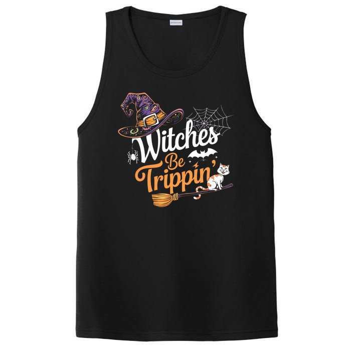 Witches Be Trippin Funny Halloween Costume Funny Salem Witch Costume PosiCharge Competitor Tank