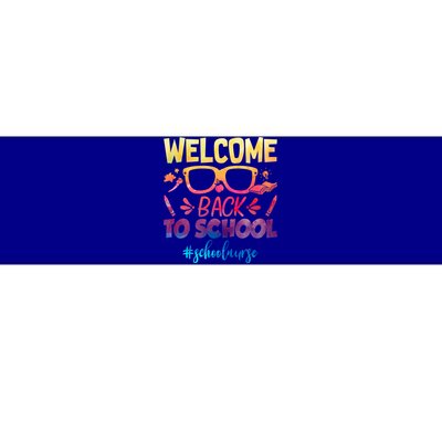 Welcome Back To School Nurse 1st Day Of School Nurse Tie Dye Great Gift Bumper Sticker