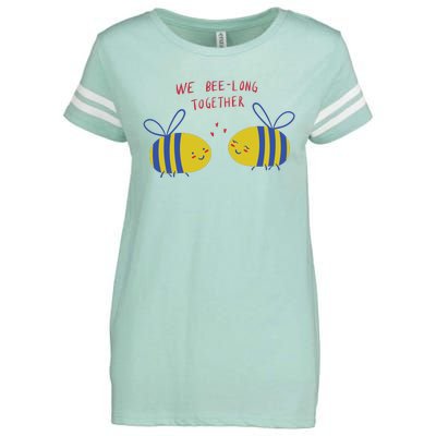 We Belong Together Cute Bee Enza Ladies Jersey Football T-Shirt