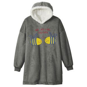 We Belong Together Cute Bee Hooded Wearable Blanket