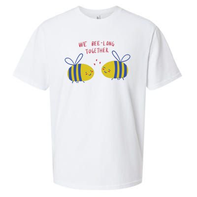 We Belong Together Cute Bee Sueded Cloud Jersey T-Shirt