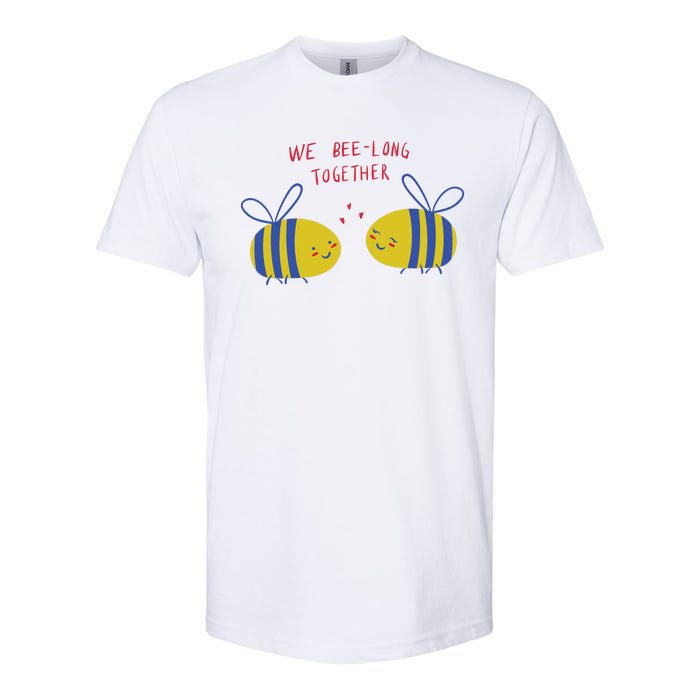 We Belong Together Cute Bee Softstyle CVC T-Shirt