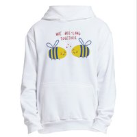 We Belong Together Cute Bee Urban Pullover Hoodie