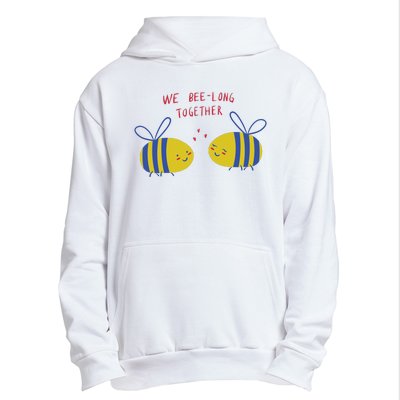 We Belong Together Cute Bee Urban Pullover Hoodie