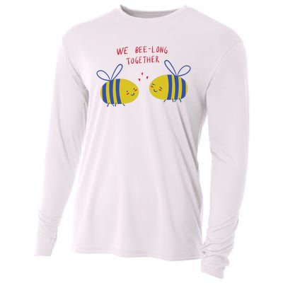 We Belong Together Cute Bee Cooling Performance Long Sleeve Crew