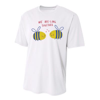 We Belong Together Cute Bee Performance Sprint T-Shirt