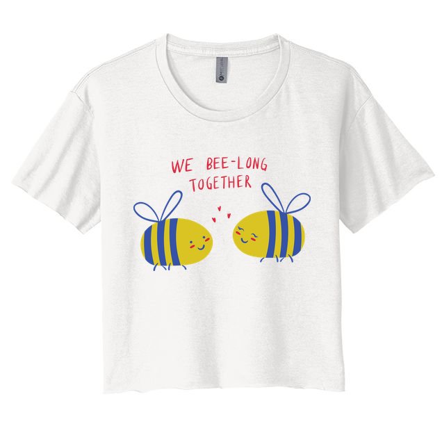 We Belong Together Cute Bee Crop Top