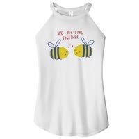 We Belong Together Cute Bee Women’s Perfect Tri Rocker Tank