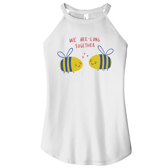 We Belong Together Cute Bee Women’s Perfect Tri Rocker Tank