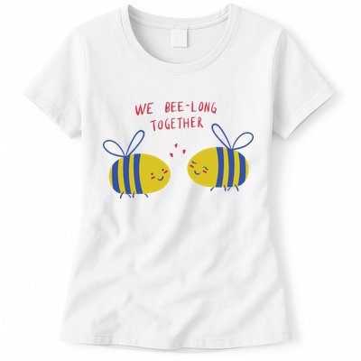 We Belong Together Cute Bee Womens T-Shirt